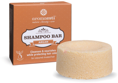 Aromaesti Shampoo Bar Argan gekleurd haar Kopen! | Eco - ecobodystore1