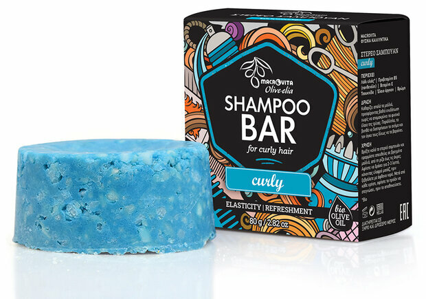 Olive-elia Shampoo Bar voor Krullen (Curly)