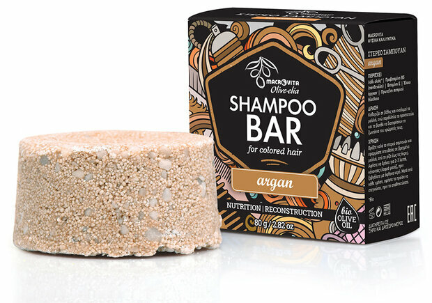 Olive-elia shampoo bar voor gekleurd haar Argan